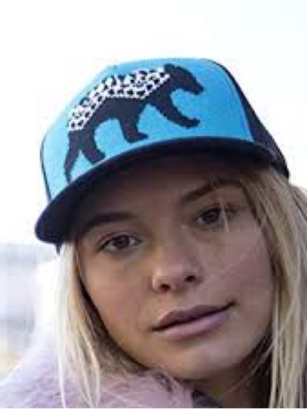 Pistil Ursa Bear Multi Trucker Hat Wool Bend Cap